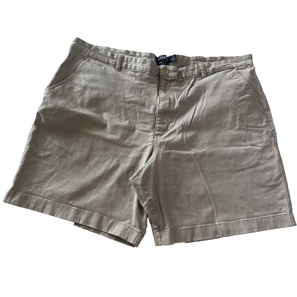 Chaps Ralph Lauren Chino Shorts Stretch Tan Sz 46 Preppy Classic Designer